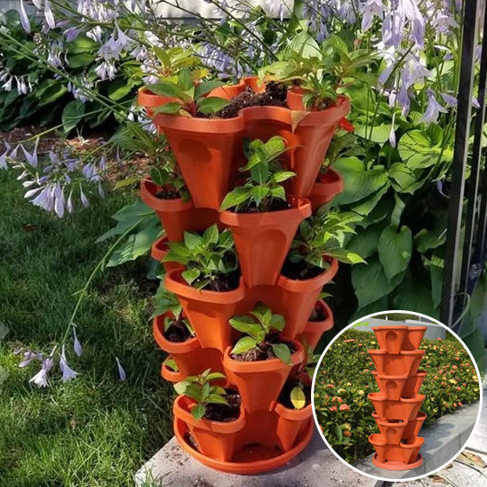 Jadinière Tridimensionnels Ultra Robustes en Plastique